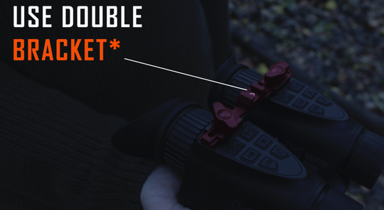 Dual Mounting Bridge Rail (DT1) for Nightfox Prowl | Double Bracket Used for the Nightfox Prowl