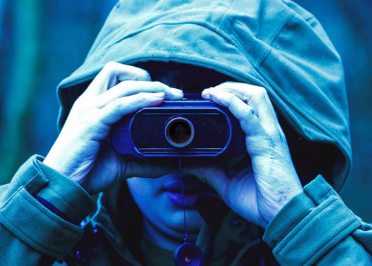 Nightfox 100V Night Vision Binocular being held