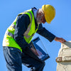 Waterproof clipboards can be used to work up high.