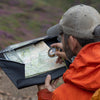 Navigating with the A4 professional Waterproof clipboard.