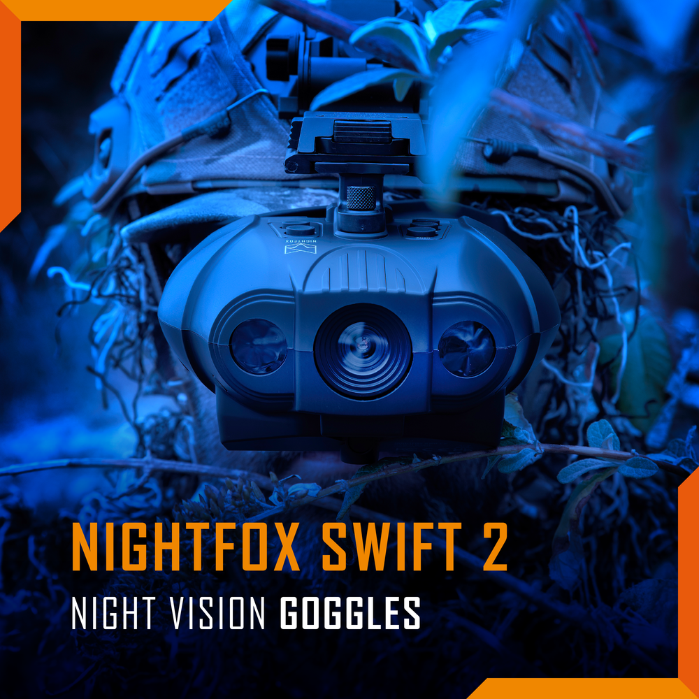 Nightfox Swift 2 and Swift 2 Pro Night Vision Goggles | Head Mounted | 1x  Magnification | 1080P HD | USB Rechargeable | Digital Infrared Night Vision