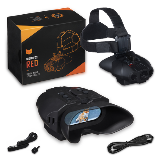 Refurbished Nightfox Red HD Night Vision Goggles
